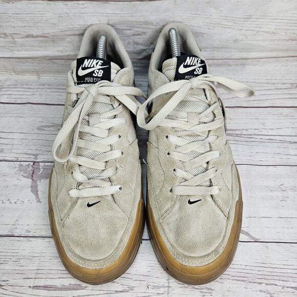 Nike Zoom Pogo Plus SB White Black Gum Women’s 10.5 DR9114-101 *Dingy *Stained - Picture 4 of 8